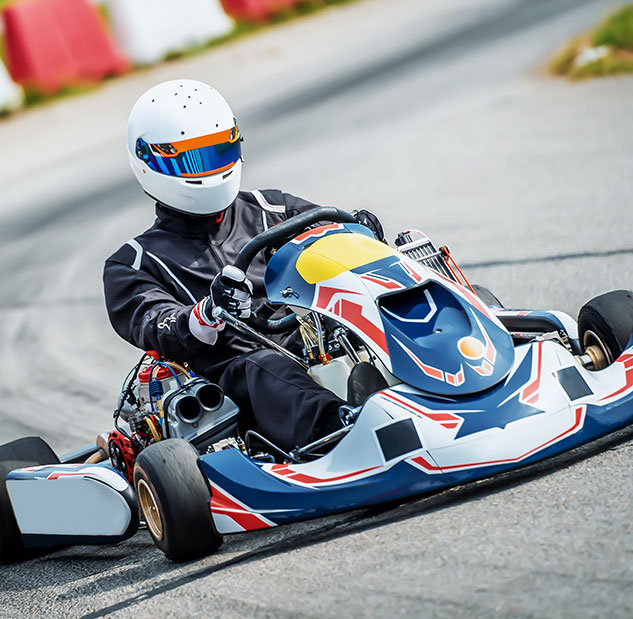 Die Karting-Ausflüge, organisiert auf dem Campingplatz La Gabinelle in Sauvian