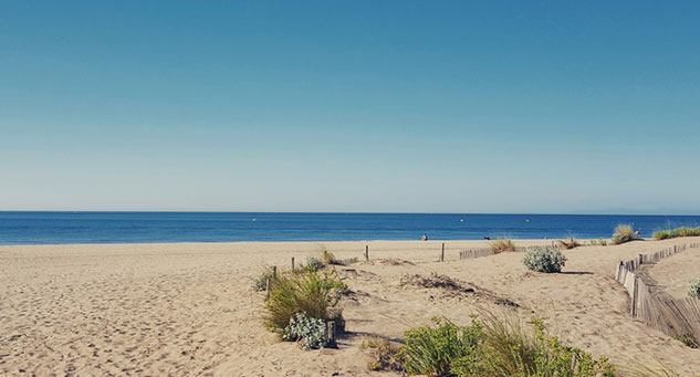 Het strand van Cap d’Agde