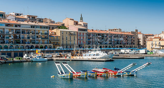 Sète, das languedokische Venedig, zu besuchen bei Ihrem Aufenthalt auf dem Campingplatz La Gabinelle in der Nähe von Sérignan